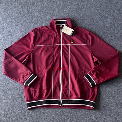 NIKE耐克 男子运动休闲网球训练透气宽松立领夹克外套HV8213-677