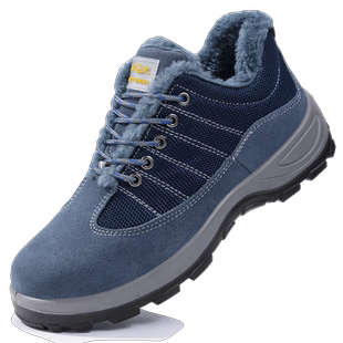 古伊萨劳保鞋冬季男款防砸防刺穿轻便加绒绝缘老保钢板钢头焊工作