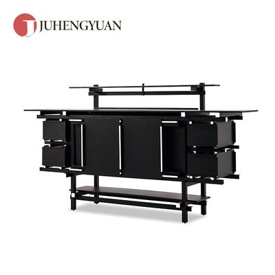 ELLING BUFFET意式极简中古风设计师实木餐边柜斗柜储物装饰柜