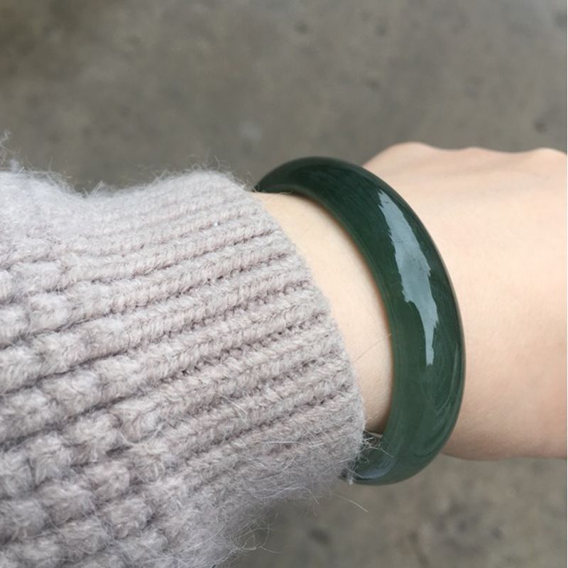 玉使 小圈口翡翠手鐲女玉鐲子緬甸冰糯種a貨天然飄花帶證書貴妃
