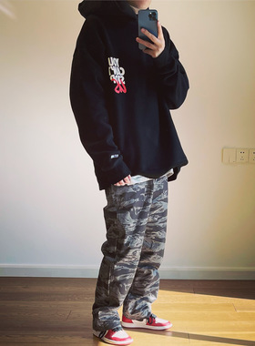 BTTJOB YOU CAN'T STOP HOODIE陈冠希黑色卫衣重磅绒帽衫