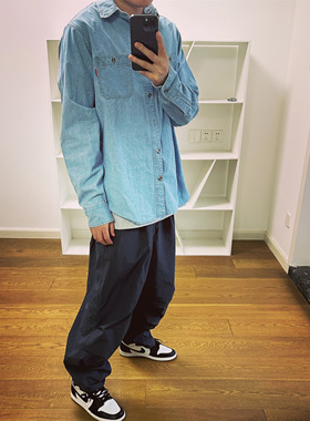 BTTJOB HARD AGING CHAMBRAY NEP BD SHIRT 牛仔衬衫水洗复古长袖