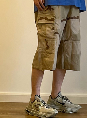 BTTJOB BDU DESERT TIGER SHORTS EDC沙漠虎纹工装磨毛口袋短裤