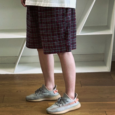 BTTJOB短裤复古纯棉材质松紧腰围