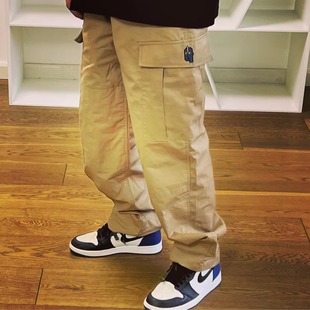 BTTJOB ZOMBIE PUNKS COTTON PANTS 像素朋克刺绣口袋四纹工装裤