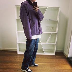 BTTJOB Vintage 1980s Purple og Jacket 紫色工装底特律夹克棉服