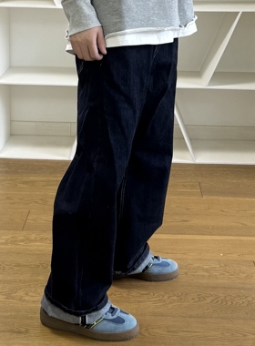 BTTJOB Red-selvedge Denim Jeans窄幅机赤耳原浆宽松直筒牛仔裤