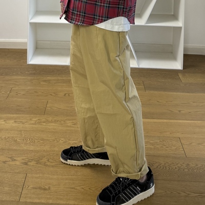 BTTJOB潮牌霜感棉长裤直筒休闲裤