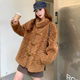 新款现货！皮毛一体外套毛绒大衣冬浙宝180A/货号M016/P195/K288，女装短外套，浙宝180A