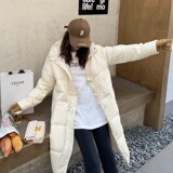 新款现货！韩版中长款牛角扣羽绒服浙宝180A/货号910/P258/K368，女装羽绒服，浙宝180A