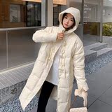 新款现货！韩版中长款牛角扣羽绒服浙宝180A/货号910/P258/K368，女装羽绒服，浙宝180A