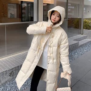 新款现货！韩版中长款牛角扣羽绒服浙宝180A/货号910/P258/K368图片