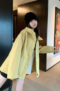 新款！ 23年春款连帽收腰风衣外套259/货号8851/p135控188图片
