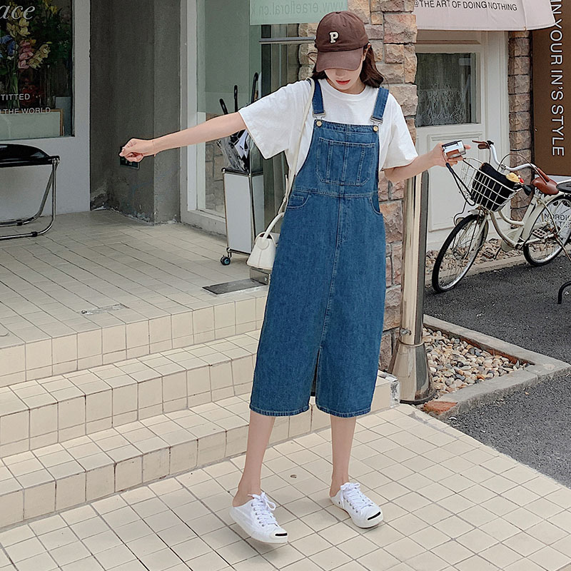 现货！24年新款背带牛仔连衣裙夏季浙宝180A/货号8823/p110控168,女装连衣裙,浙宝180A