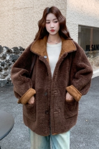 新款现货！保暖双面穿皮毛一体外套浙宝180A/货号M011/P195/K285图片