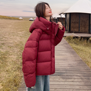新款现货！韩版连帽90绒羽绒服浙宝180A/货号M07/P295/K438图片