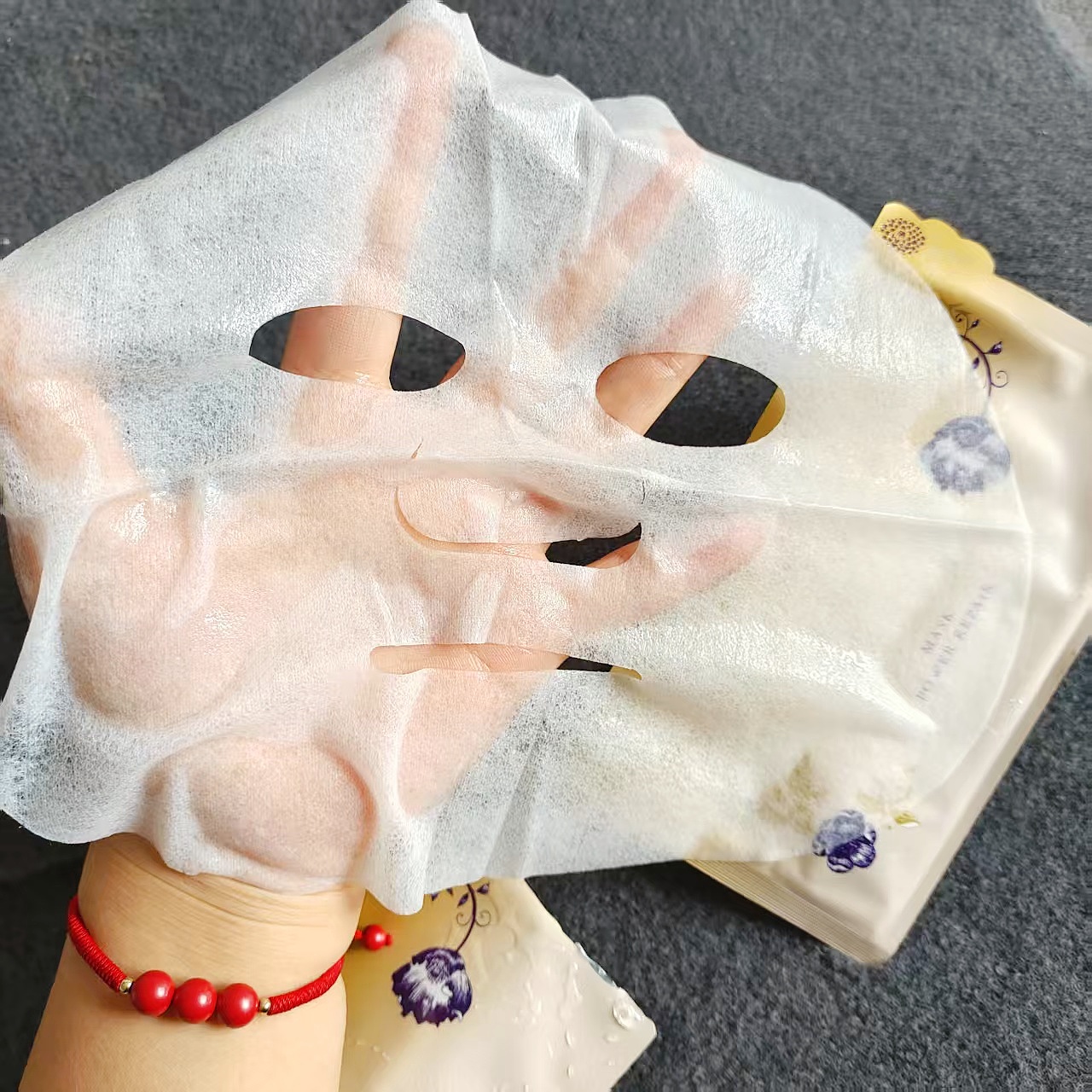 特清！日本zi@@堂补水面膜 淡纹紧致抗衰面膜  看好介绍