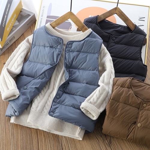 羽绒马甲内胆轻薄白鸭绒校服神器