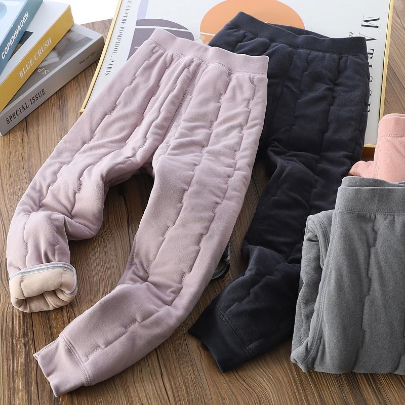 校服神器保暖裤德绒加厚三层夹棉