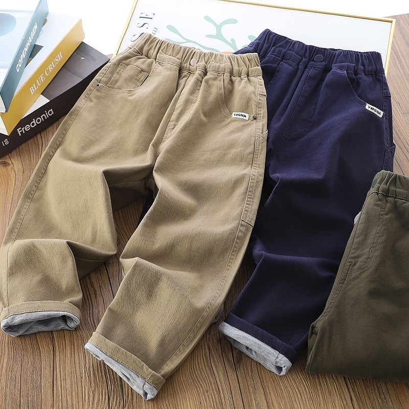 男童秋冬双层夹裤2025新款儿童加厚长裤子中大童百搭夹内衬休闲裤,童装/婴儿装/亲子装,裤子,淘宝优惠券,粉丝福利购,淘宝优惠卷