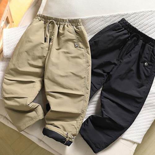 90白鸭绒羽绒裤防风防水滑雪加厚