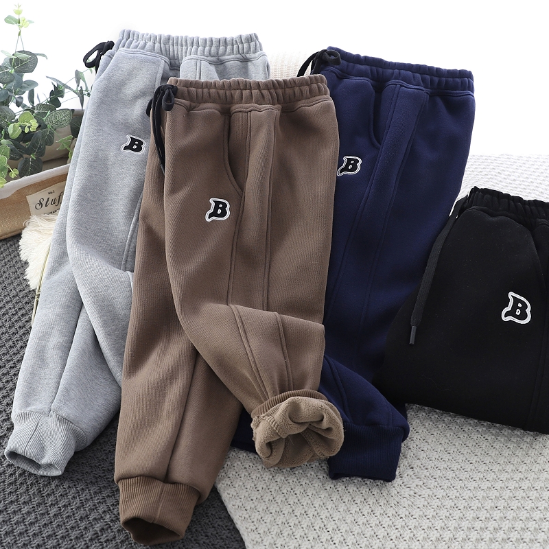 长裤奥粒绒冬棉裤一体绒洋气百搭