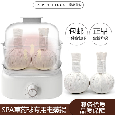 美容院SPA养生会所专用加热电蒸气锅泰国式草药球热石按摩热蒸锅