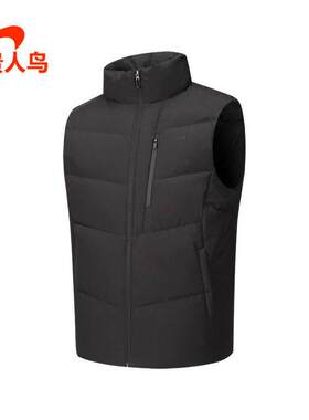贵人鸟羽绒马甲男装正品2025冬季新款宽松运动休闲背心Y2255105