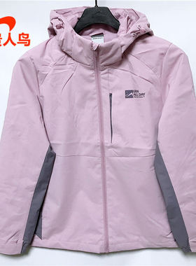 贵人鸟女装风衣正品2024春新款常规运动休闲防风保暖外套F2241012