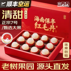 海南保亭红毛丹顺丰空运新鲜孕妇水果礼盒装大果产地直发热带应季