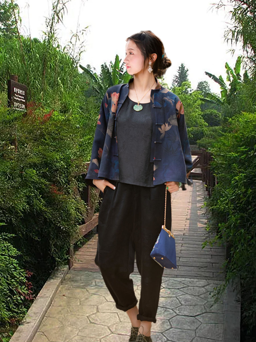 服装裁剪纸样倒袖通袖女上衣样板