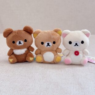 日本正版轻松熊手玉熊妹熊弟沙包玩偶 毛绒挂件可爱礼物