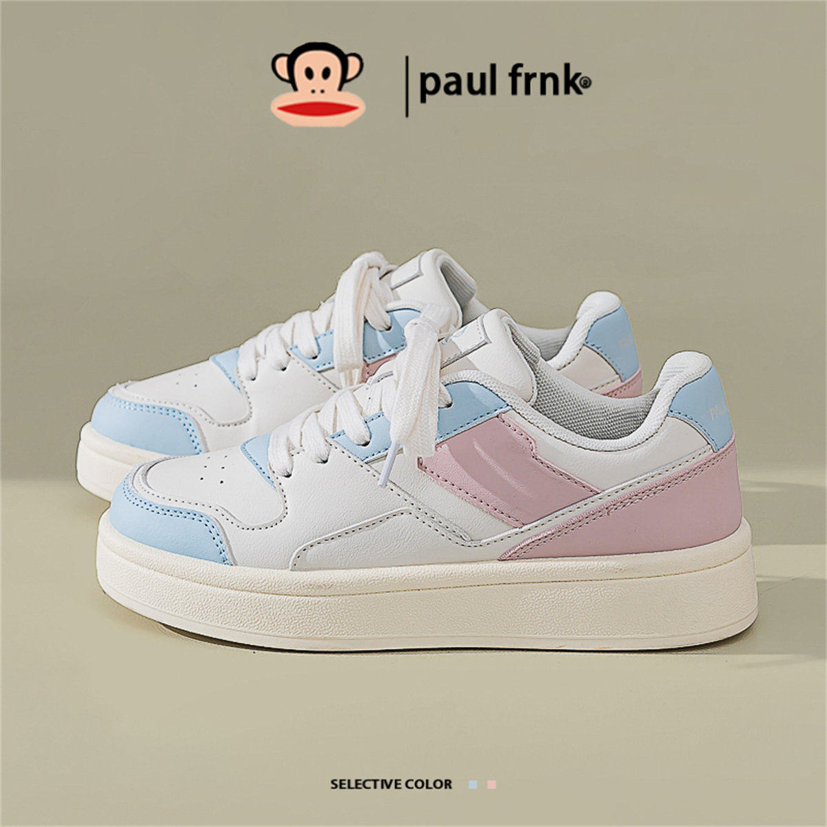 大嘴猴春季女鞋2026新款校园百搭学生小众不撞款休闲厚底运动板鞋,女鞋,时尚休闲鞋,淘宝优惠券,粉丝福利购,淘宝优惠卷