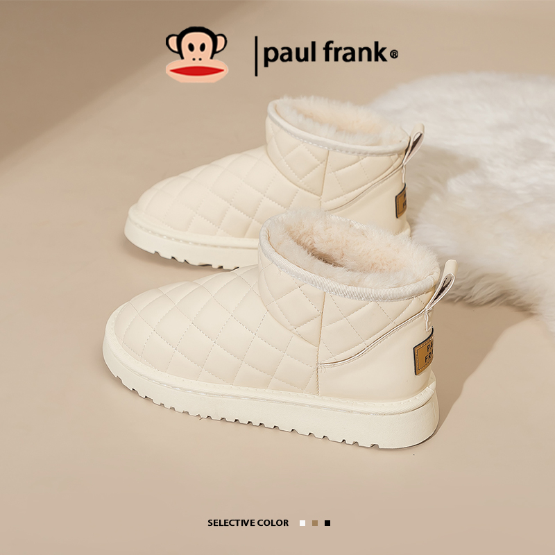 大嘴猴加绒加厚雪地靴女款冬棉鞋