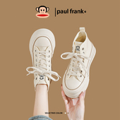 女鞋 巨好看休闲板鞋 2025年秋季 大嘴猴高帮厚底帆布鞋 新款 爆款 布鞋