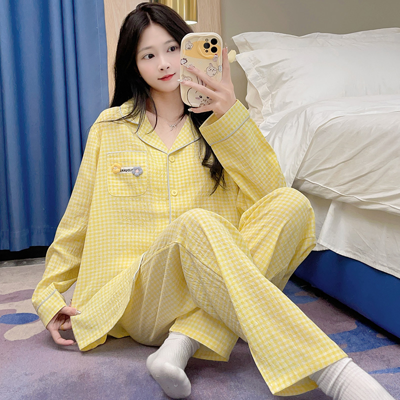 云朵棉女士睡衣套装220斤家居服