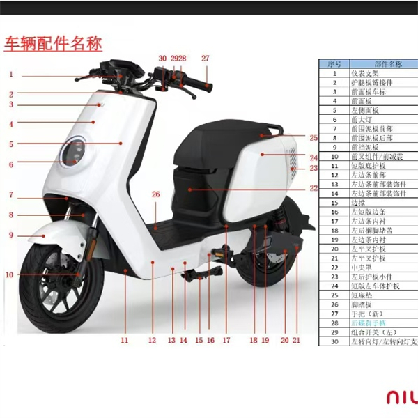 原装电动车外壳小牛电动