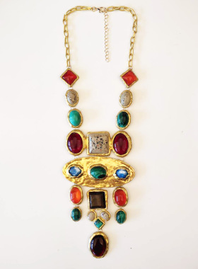 巴洛克风几何宝石复古宫廷风