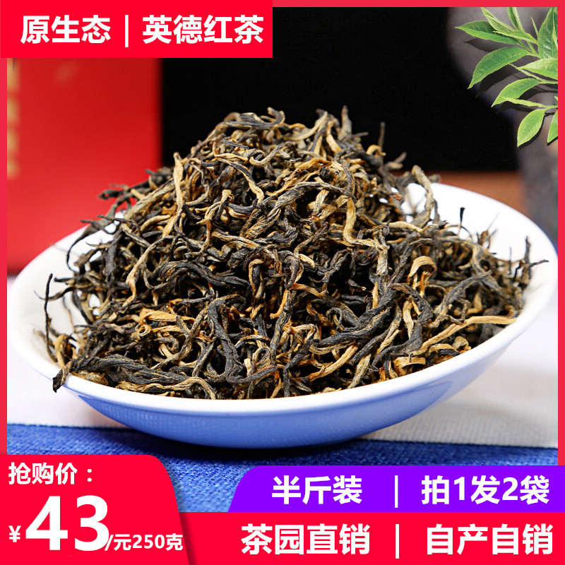 英德红茶英红九号一级广东特产浓香型茶叶9老树新茶散装纯金毫