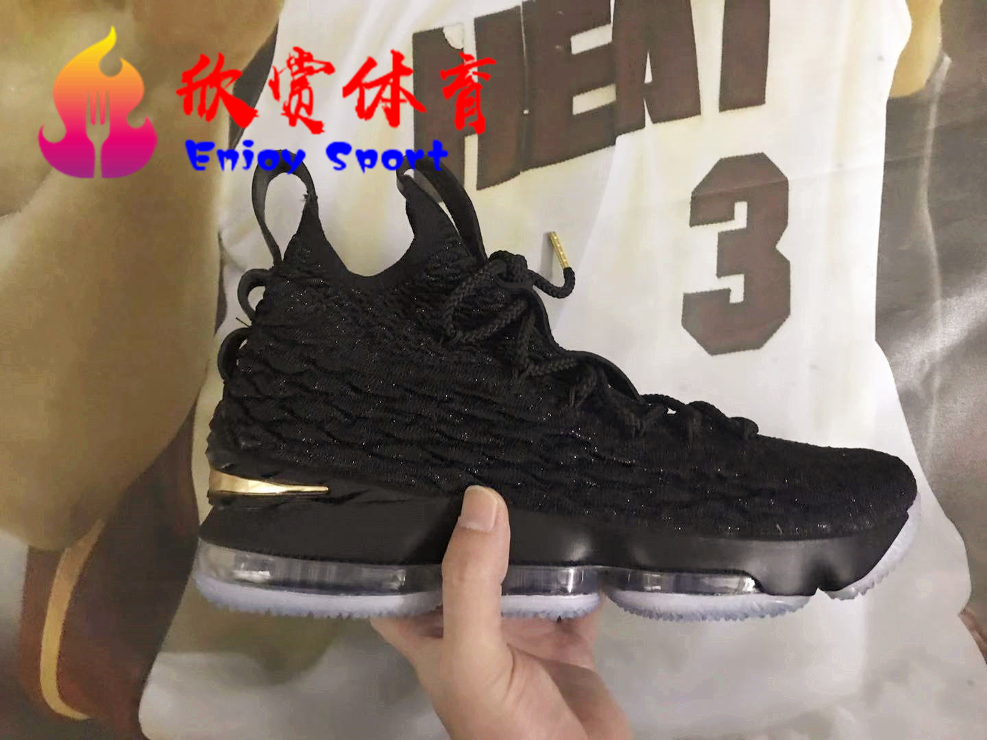 Nike Lebron LBJ15 詹姆斯15 黑金 男子篮球鞋AO1754-006 运动鞋new 篮球鞋 原图主图