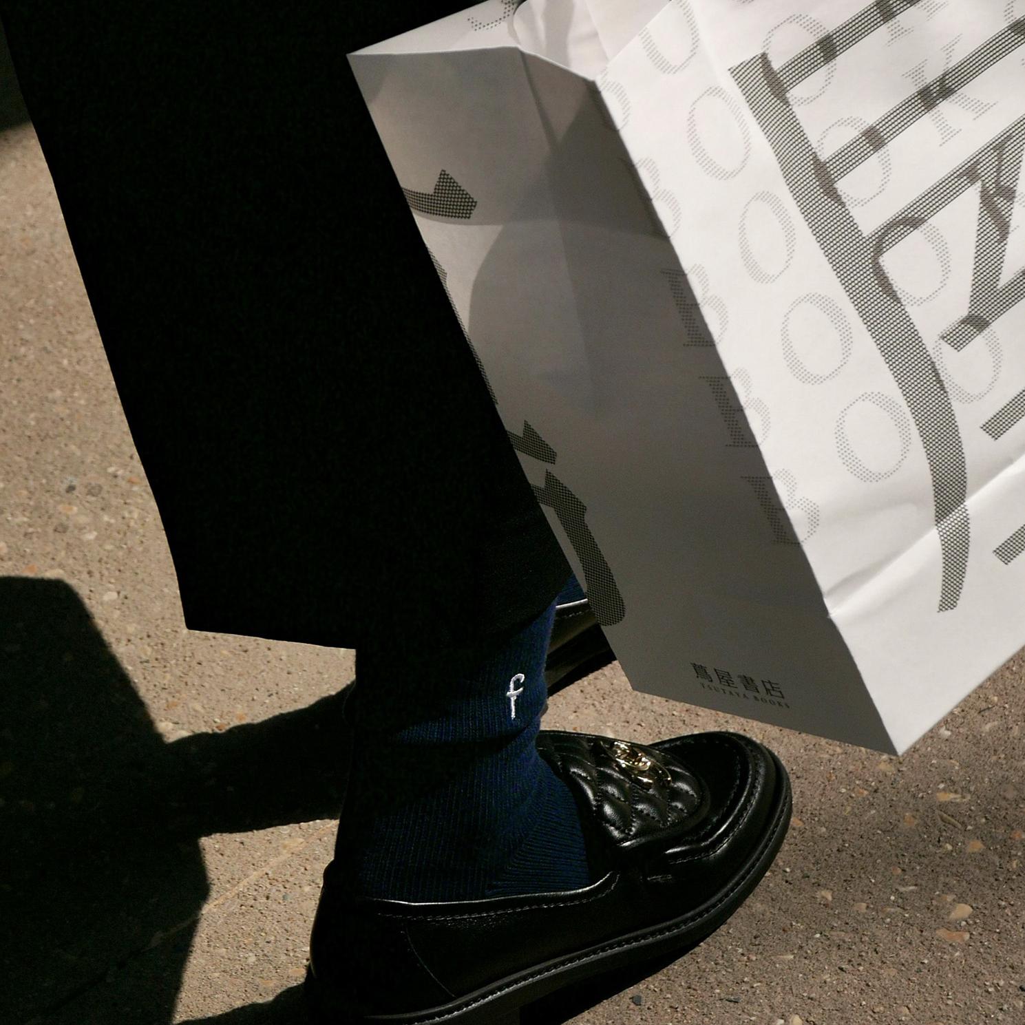 FSTPS美式复古cityboy刺绣堆堆袜袜子男女街头粗针秋冬中筒袜