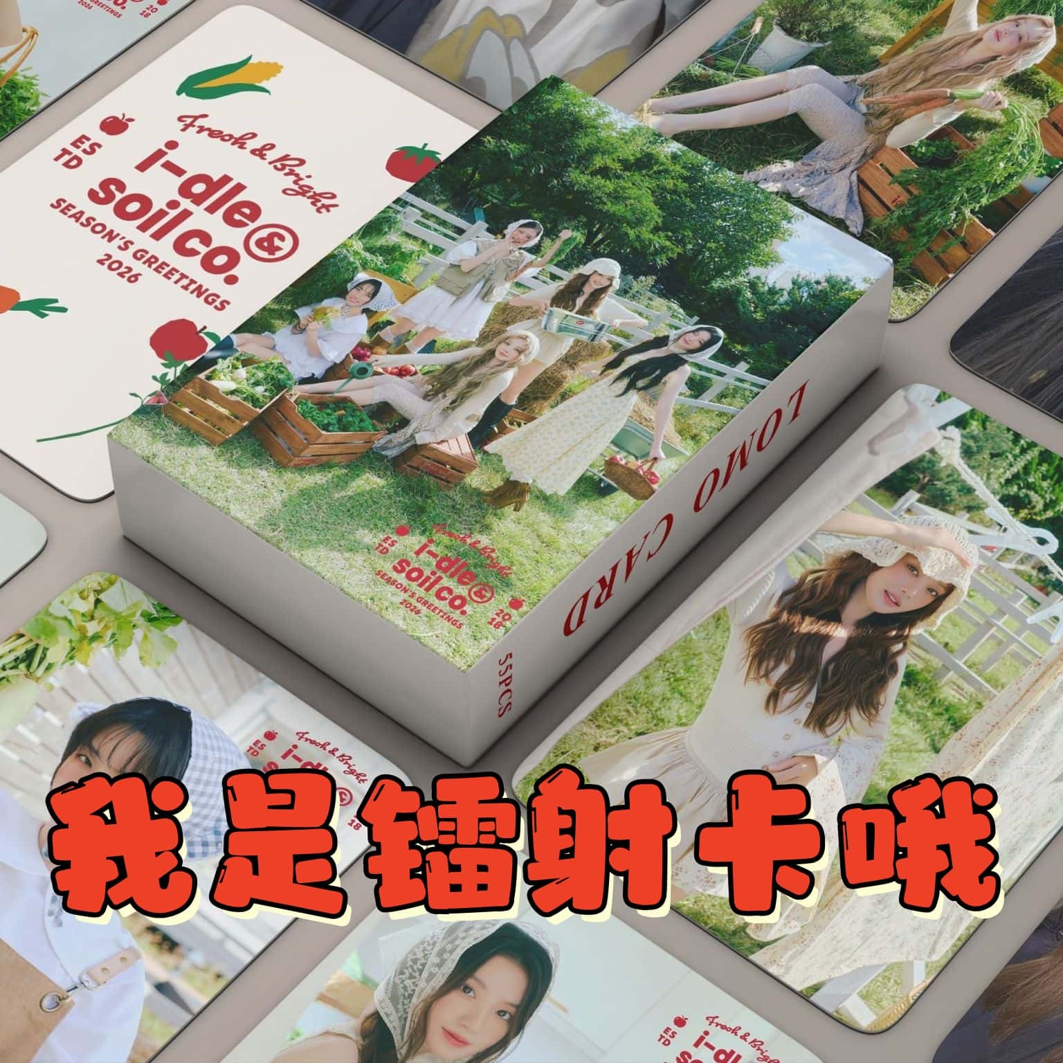 I-DLE小卡2026人物美照卡送人