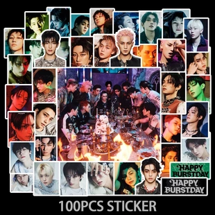 现100张ST小17 HAPPY BURSTDAY贴纸徐明浩尹净汉周边明星照片ins