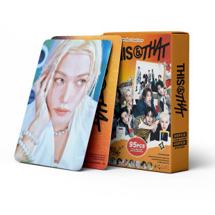THIS&THAT明星人物明信片收藏礼品盒装lomo收藏纪念95张straykids