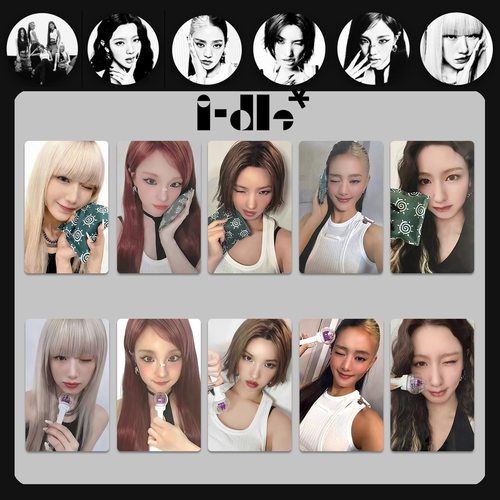 i-dle女娃新专MONO打歌卡 idle幸运卡宋雨琦 FM特典小卡自制礼物