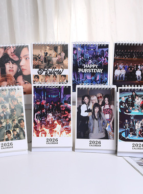 韩娱合集2026台历吒粉墨BP idle illit女团17符 宝怪ateez男团ins
