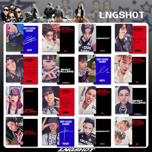 LNGSHOT龙虾专辑SHOT CALLERS周边小卡LOUIS个人自印特典卡打歌卡