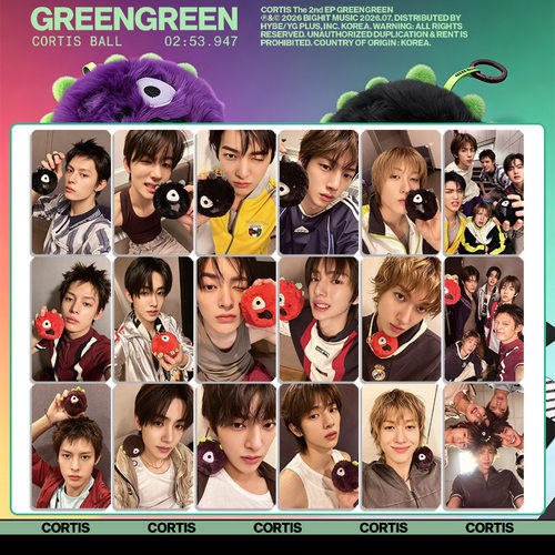 CORTIS GREENGREEN cortis ball 小卡 快闪卡 明信片 随机卡自制