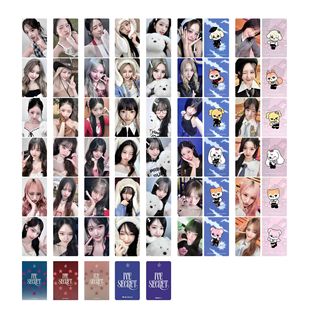 芙IVE迷你4辑线下自印卡特典卡张元英liz周边美图照片爱豆安宥真