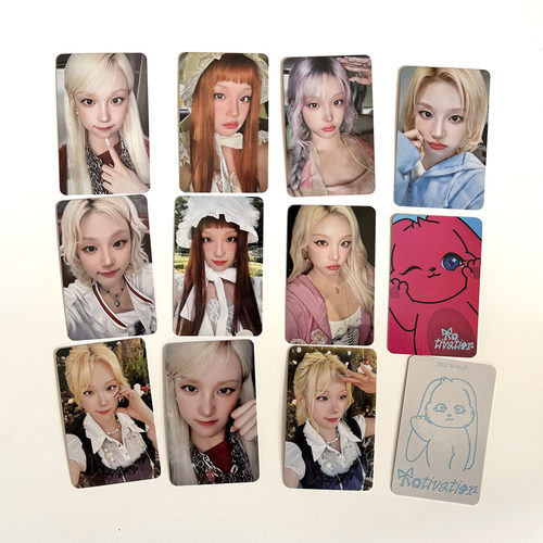 宋雨琦SOLO2专辑Motivation周边小卡特典自印YUQI随机卡PHOTOCARD